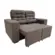 Estofado Monarca Vellus com 02 Lugares Suede 780384 Onix - Uatumã