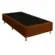 Base Box King Suede 38X203X96 Marrom - Marjom