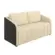 Estofado Sidney com 03 Lugares Plus Suede 791787 Bege/Cinza - Uatumã