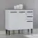 Balcão de Cozinha Isadora com 03 Portas 02 Gavetas 90cm 668.33 Branco - Poquema