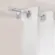 Kit para Varão de Cortina Prátiko Pro com 2 Suportes 19MM 200CM Cromado - Bella Arte