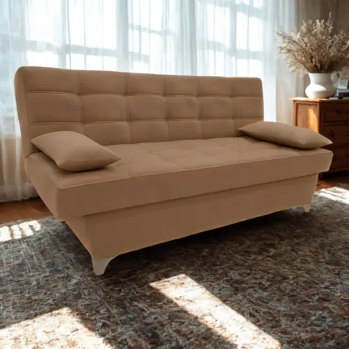 Estofado Virginia Bicama Suede II 750017 Bege - Uatumã