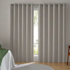 Cortina Pratika 260X170 Flame/Bege Duna - Bella Janela
