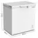 Freezer Horizontal Dupla Função com 01 Porta 199L MY-FZ201L 127v Branco - Mystic