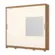 Roupeiro Cayman com Espelho 2 Portas Deslizantes 6 Gavetas DE382-127 Nature/Off White - Henn