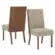 Conjunto de Mesa Adriana com 06 Cadeiras Anne 2.0 SE755-531 Nature/Courano Linho - Henn