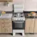 Fogão Milão Plus com 04 Bocas Tampo Inox Acendimento Automático 300001770 Bivolt Branco - Atlas