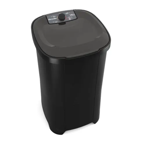 Lavadora de Roupa Tanquinho Semiautomática 14kg MLT14B 127v Preto - Mueller