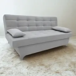 Estofado Virginia Bicama Suede 750555 Cinza - Uatumã