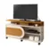 Rack Orbis com 1 Porta Deslizante 1.36 Cinamomo/Off White - HB Móveis
