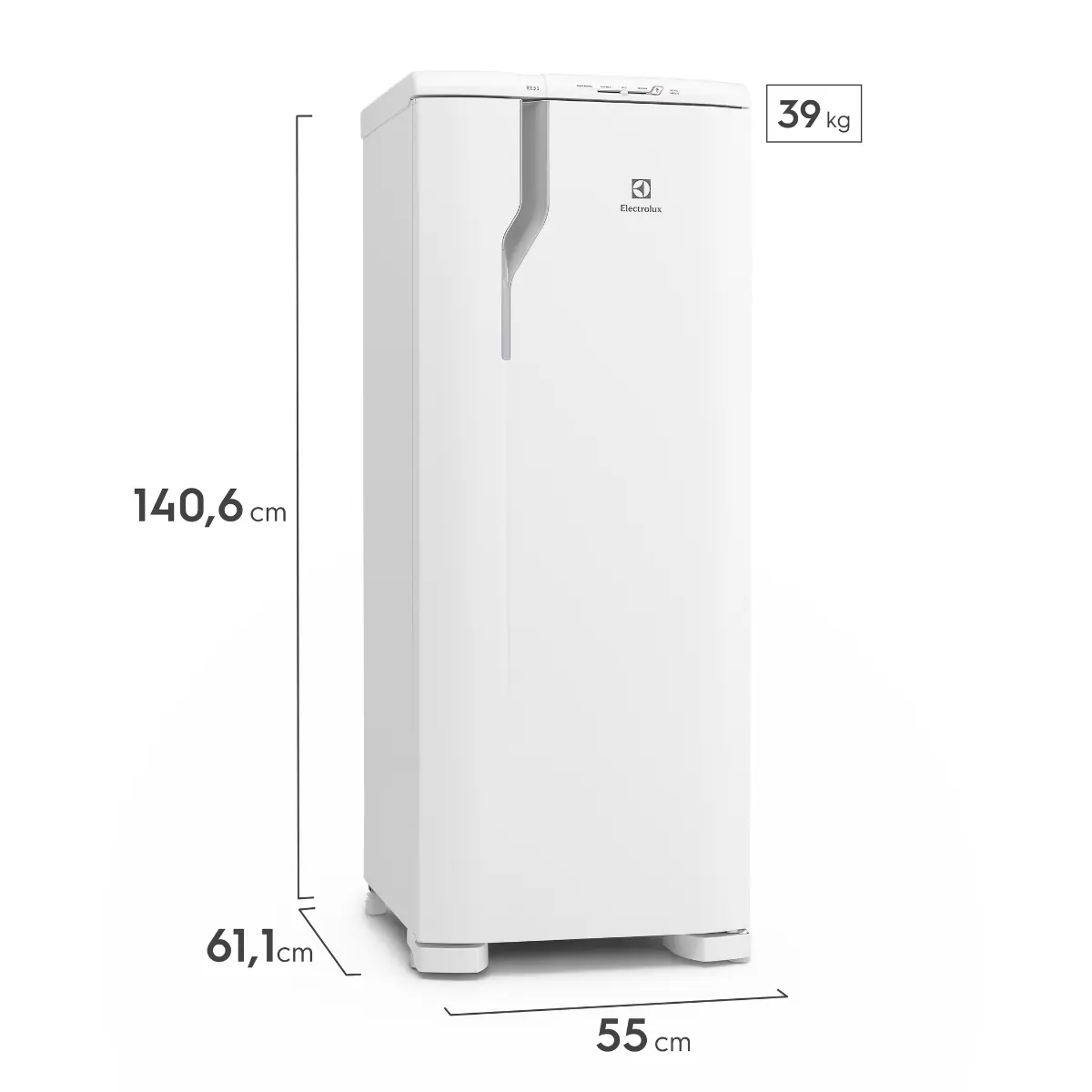 Geladeira com 01 Porta Cycle Defrost 240L RE31 127v Branca - Electrolux