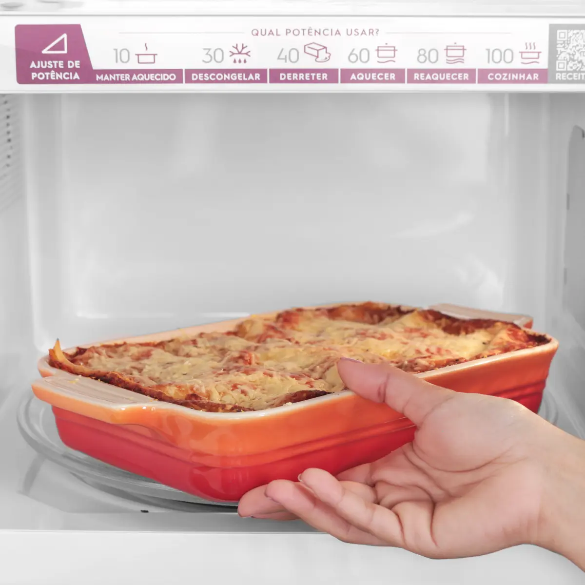 Micro-ondas com Função Tira Odor e Manter Aquecido 34L MEO44 127v Branco - Electrolux