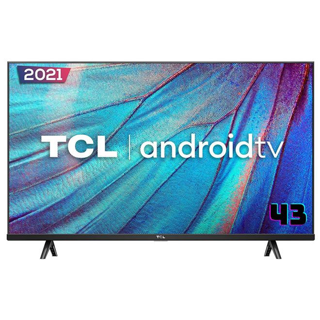 Smart Tv 43” Full Hh Led Android Tv 43S615 - Wi-Fi Bluetooth Hdr Google ...
