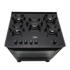 Fogão com 05 Bocas Magister FCI Acendimento Automático 300000728 Bivolt Preto - Dako