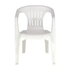 Cadeira Plástica Atalaia com Braço em Polipropileno 92210010 Branco - Tramontina