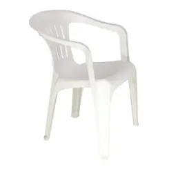 Cadeira Plástica Atalaia com Braço em Polipropileno 92210010 Branco - Tramontina
