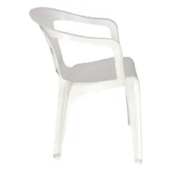 Cadeira Plástica Atalaia com Braço em Polipropileno 92210010 Branco - Tramontina