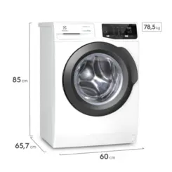 Lavadora Frontal Premium Care com Água Quente/Vapor Inverter 11kg LFE11 127v Branco - Electrolux