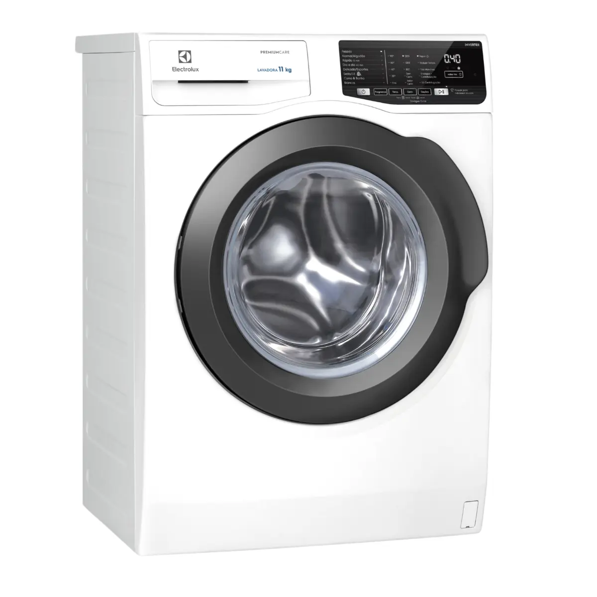 Lavadora Frontal Premium Care com Água Quente/Vapor Inverter 11kg LFE11 127v Branco - Electrolux