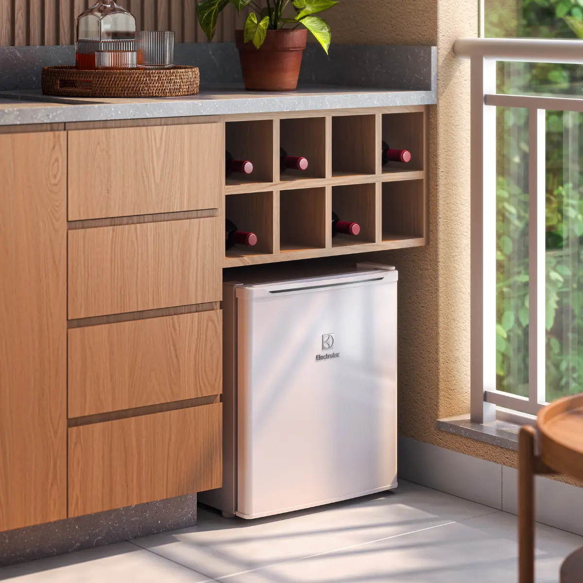 Frigobar com 01 Porta 47L EM50 127v Branco - Electrolux