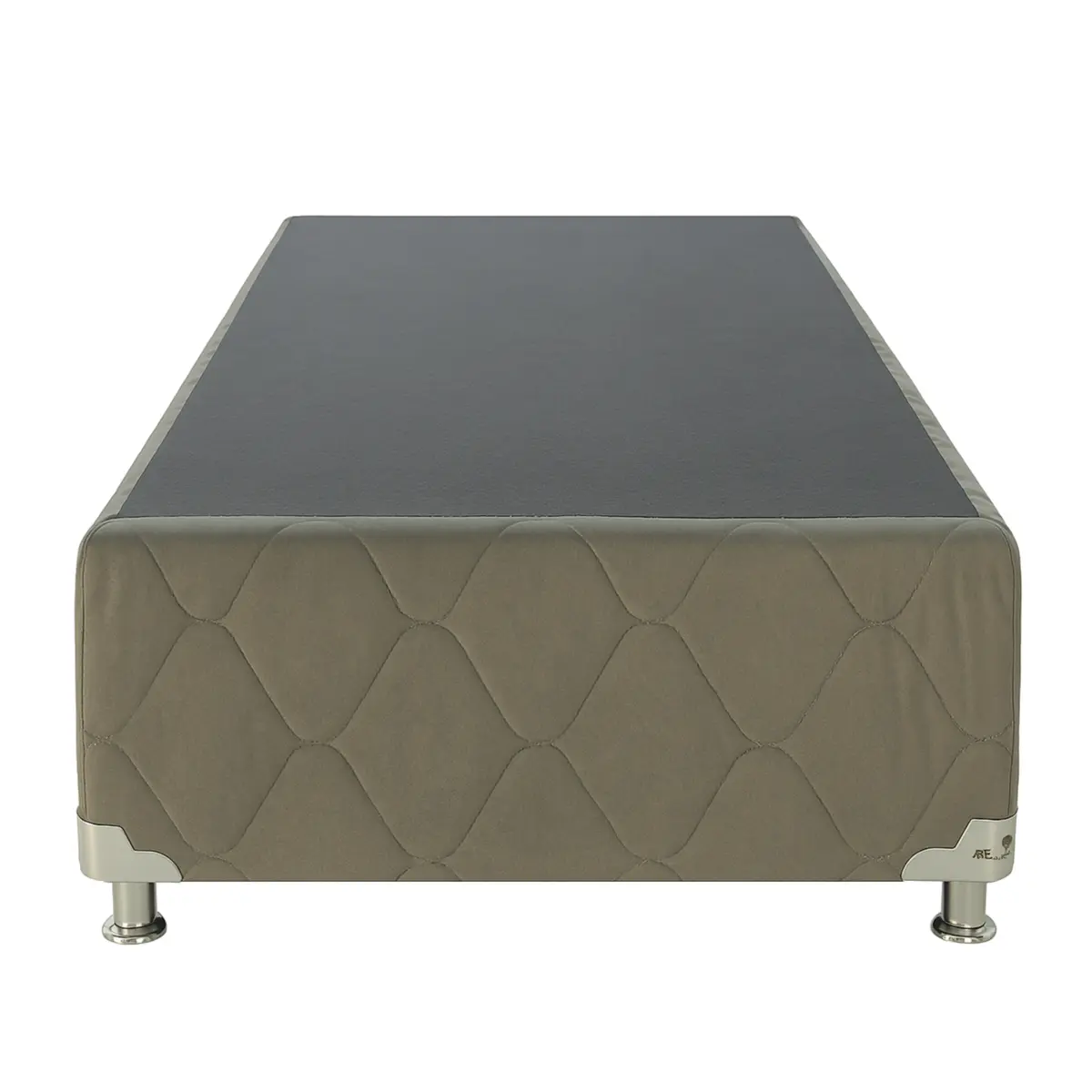 Base Box Lírio Veludo Madeira de Reflorestamento 38X79X198 Verde Claro - Marjom