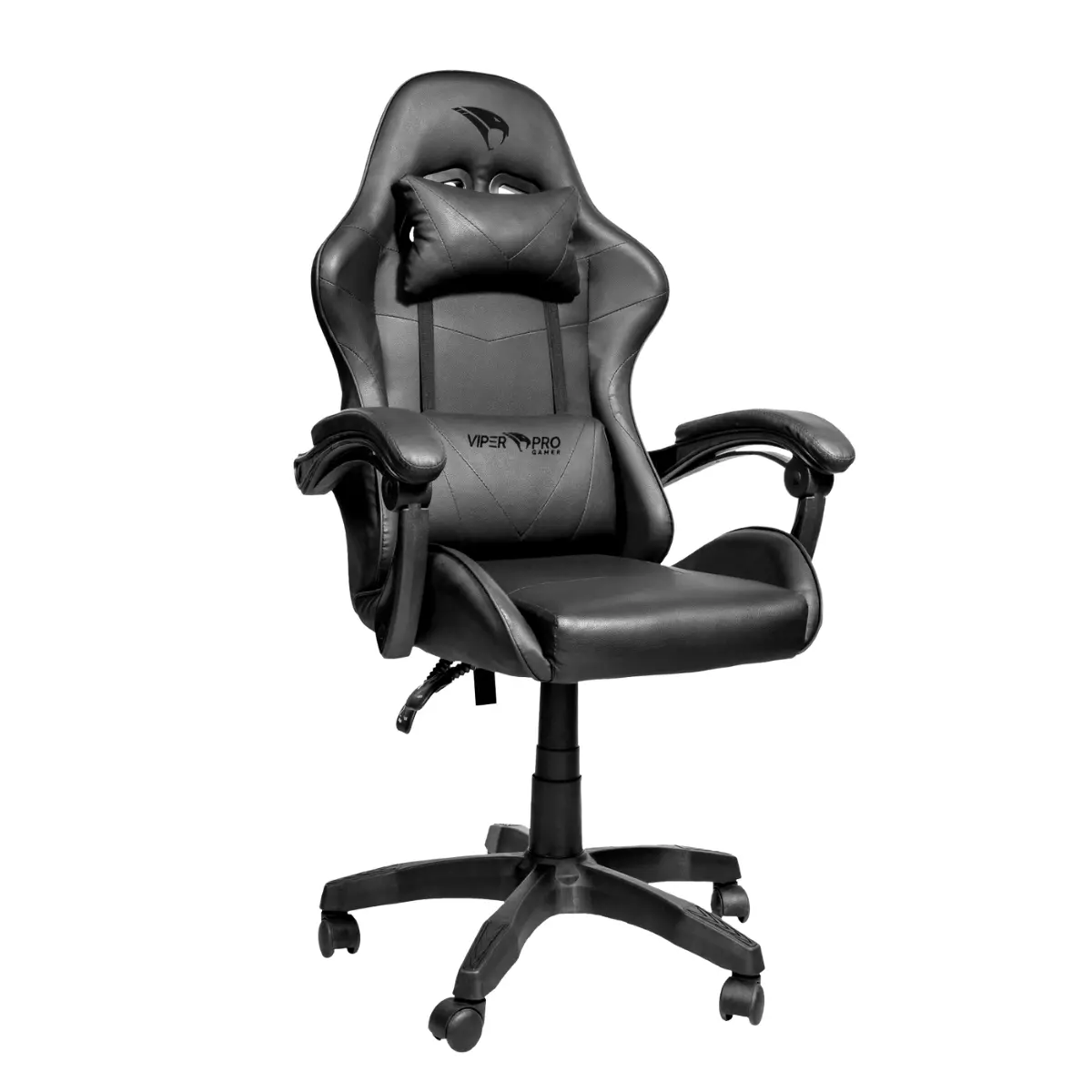 Cadeira Gamer Viper Pro Python Racer Giratória VP001 Preto - Vivensis