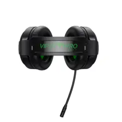 Headset Gamer Viper Pro Mamba RGB USB com Microfone Omnidirecional Removível V1403 Preto - Vivensis