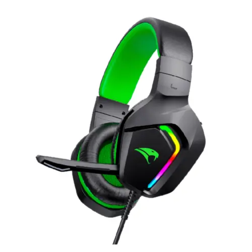 Headset Gamer Viper Pro Naja RGB USB com Microfone Omnidirecional Removível V1404 Preto - Vivensis
