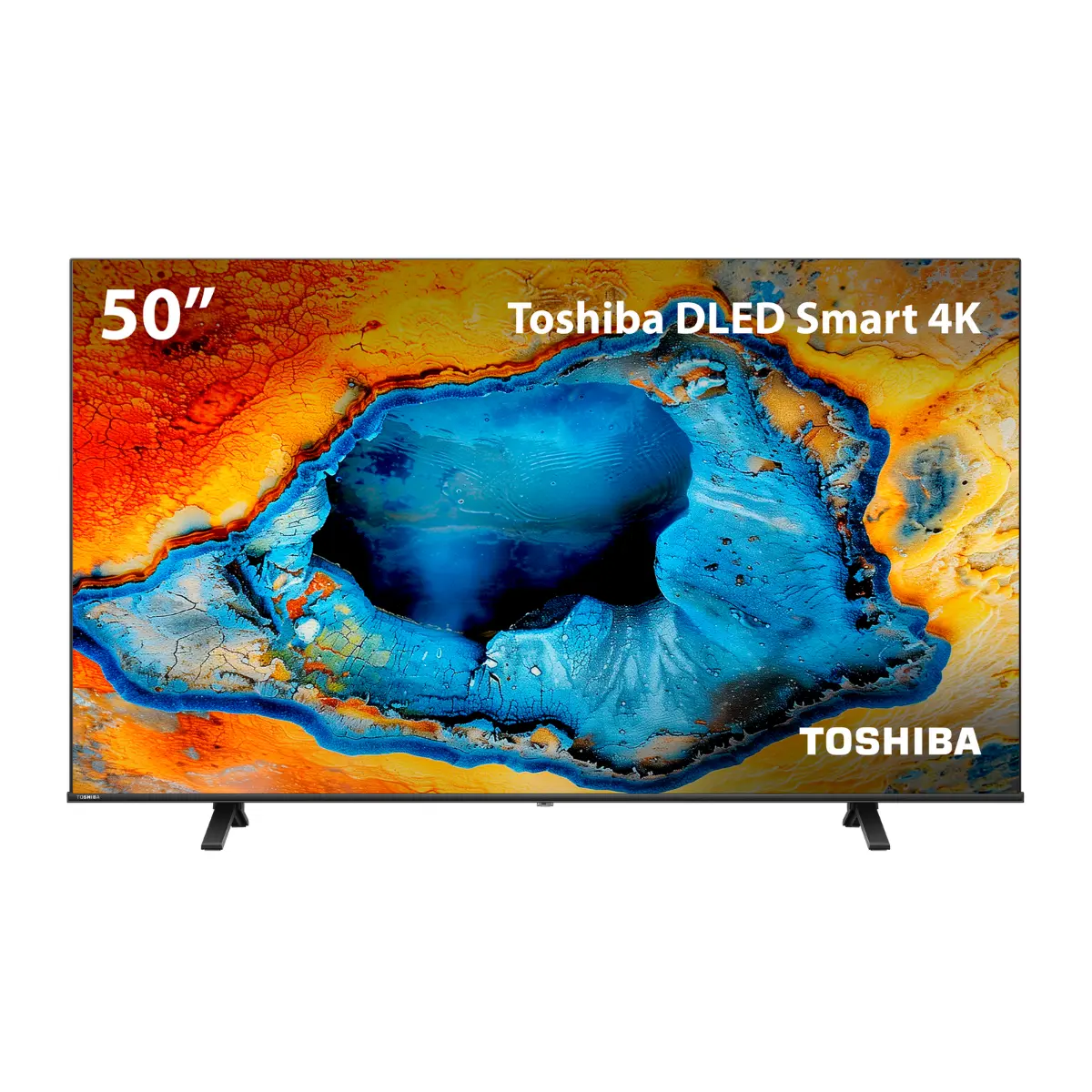 Smart TV 50" Vidaa 4K DLED, HDMI, 2 USB, Wi-Fi TB029M Bivolt Preto - Toshiba