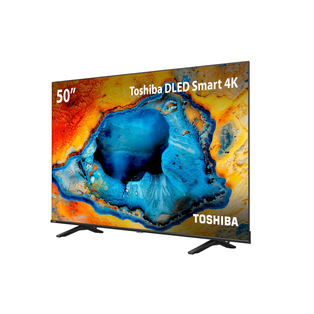 Smart TV 50" Vidaa 4K DLED, HDMI, 2 USB, Wi-Fi TB029M Bivolt Preto - Toshiba