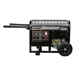 Gerador de Energia Diesel 3.3kw Monocilíndrico TDG4000XP Bivolt Preto - Toyama