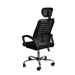 Cadeira de Escritório Diretor Giratória Light Preta - Mobly