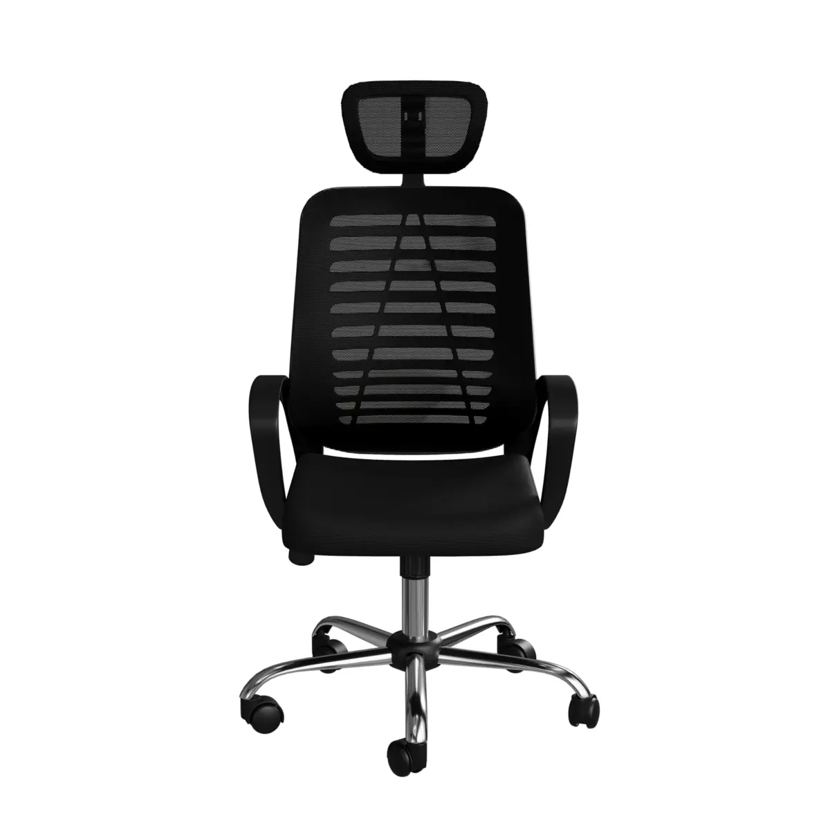 Cadeira de Escritório Diretor Giratória Light Preta - Mobly