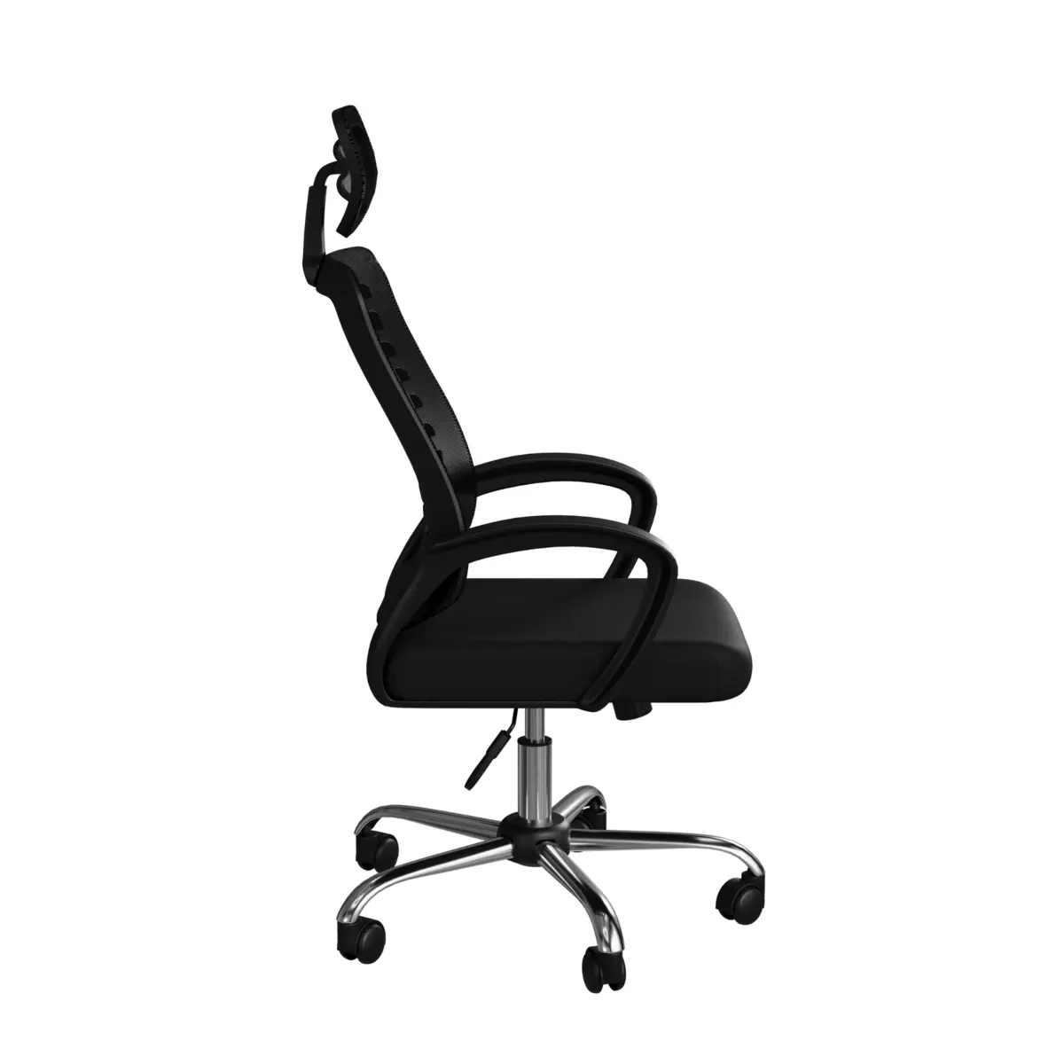 Cadeira de Escritório Diretor Giratória Light Preta - Mobly