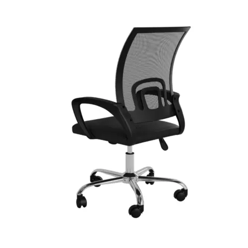 Cadeira de Escritório Secretária Giratória New Java Preta - Mobly