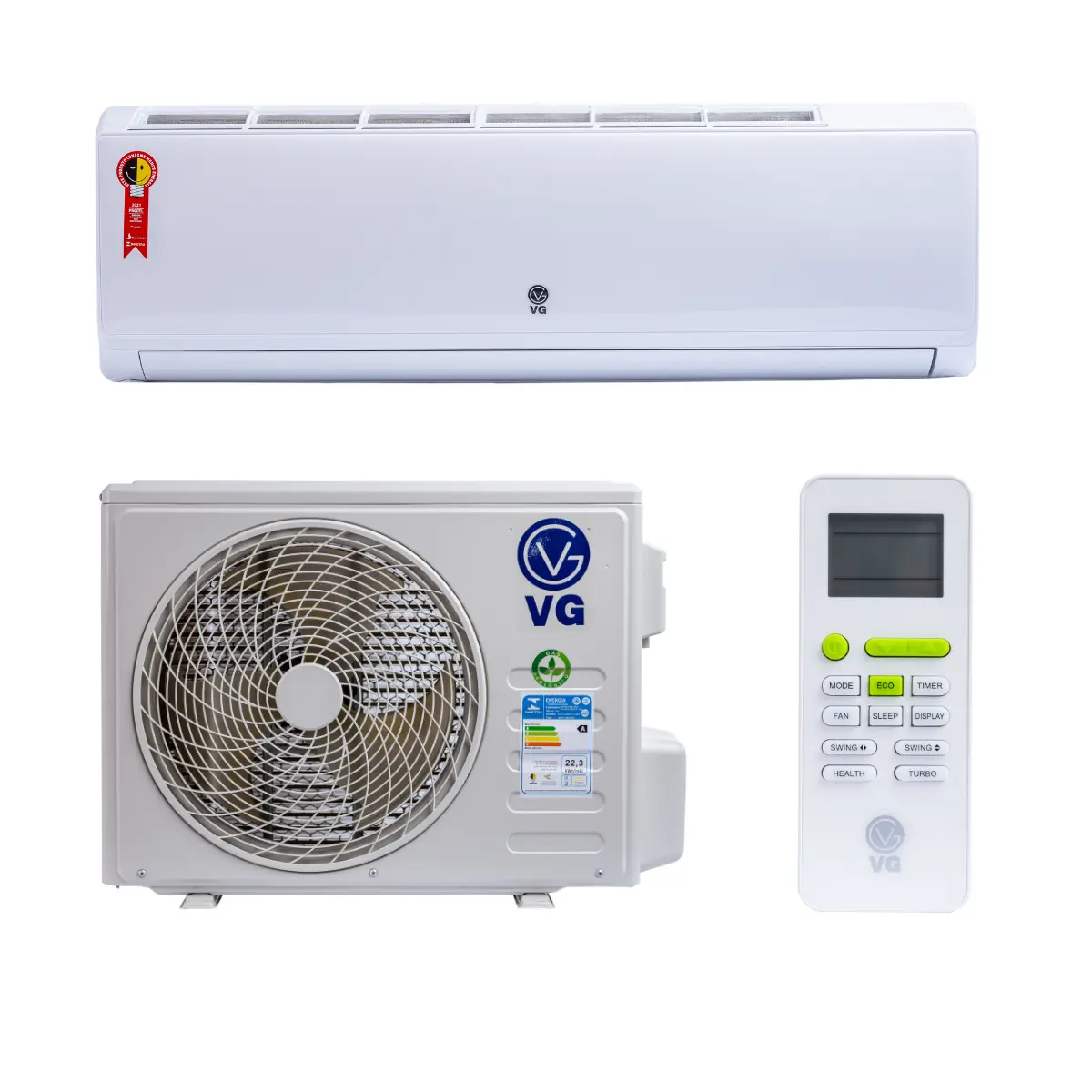 Ar-Condicionado Split Inverter 12000BTU/h VG02SHINV12INT 220v Branco - VG