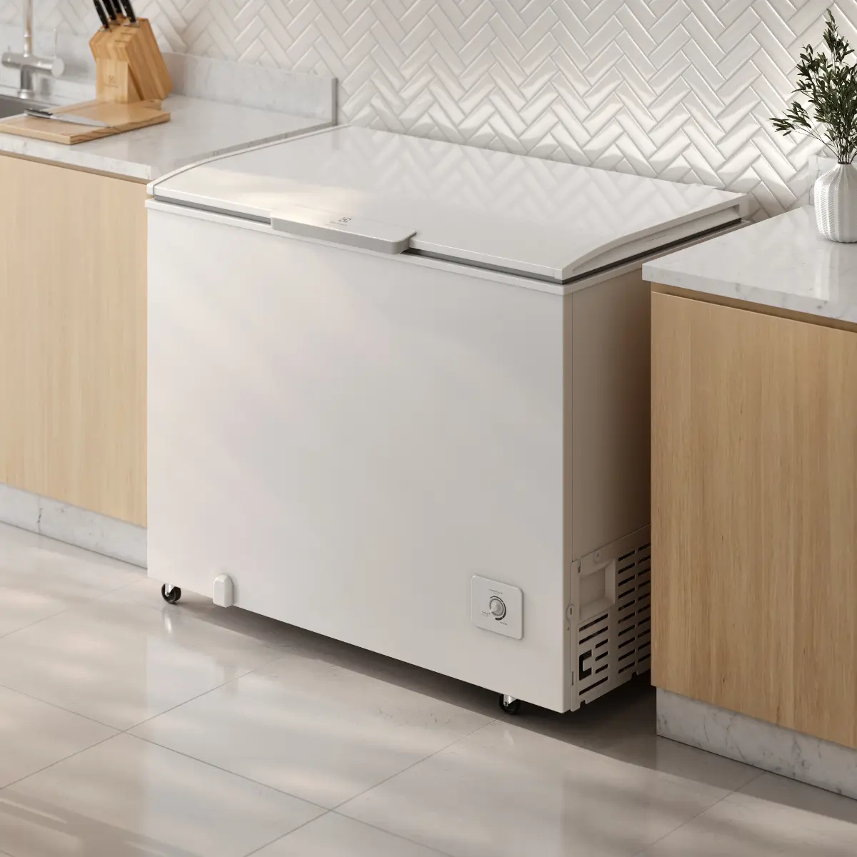 Freezer Horizontal Cycle Defrost com 01 Porta Inverter 314L HI330 127v Branco - Electrolux