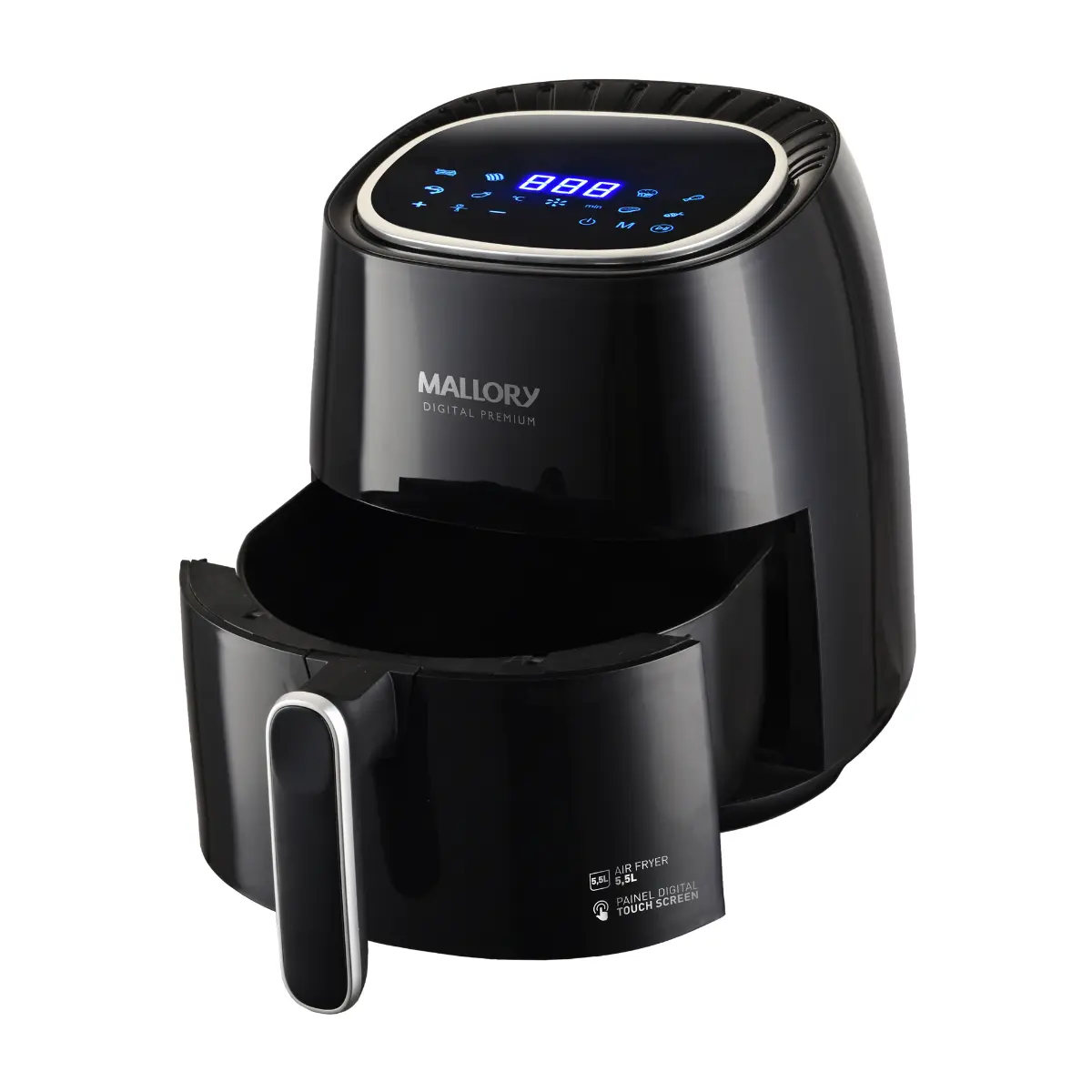 Fritadeira Elétrica Air Fryer Digital Premium 5,5L B97200371 127v Preto - Mallory