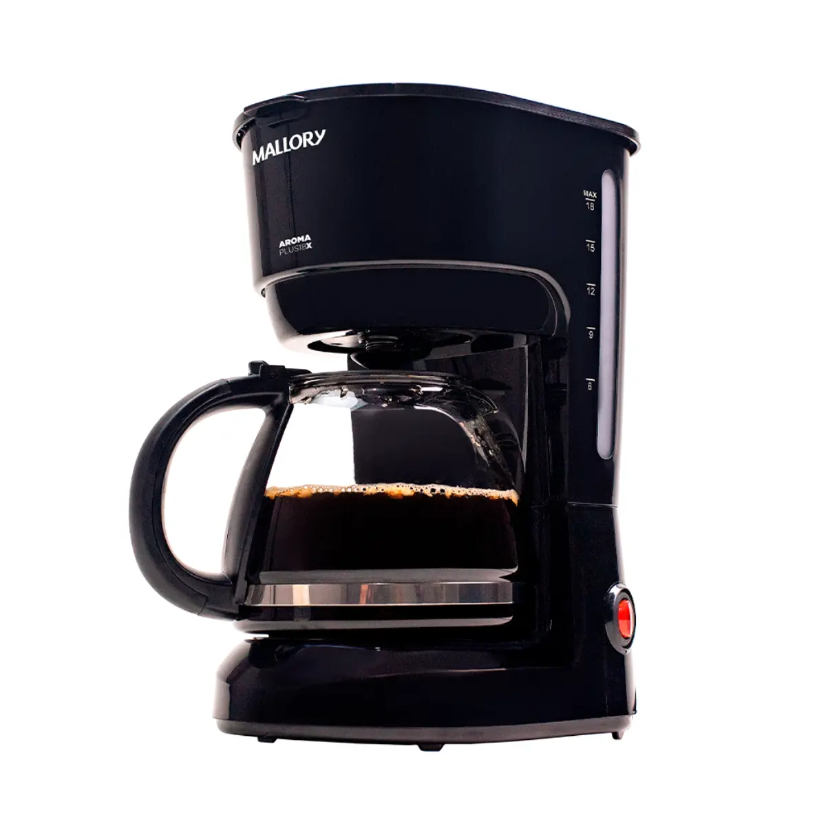 Cafeteira Elétrica Aroma Plus 18 Xícaras 750ml B92000691 127v Preto - Mallory