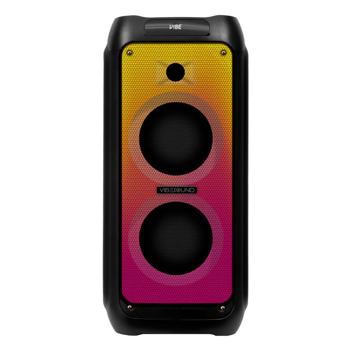 Caixa de Som Party Speaker Vibe Sound V7 Fire 1.800w Rms VS005 Preto - Vivensis