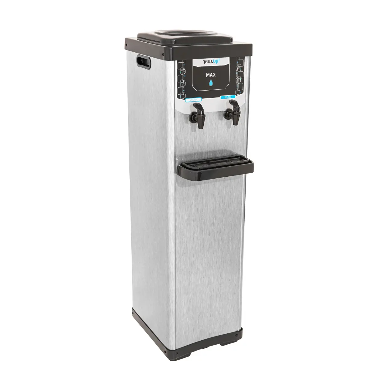 Bebedouro de Coluna Max Inox BMAI1 127v Cinza/Preto - New Up