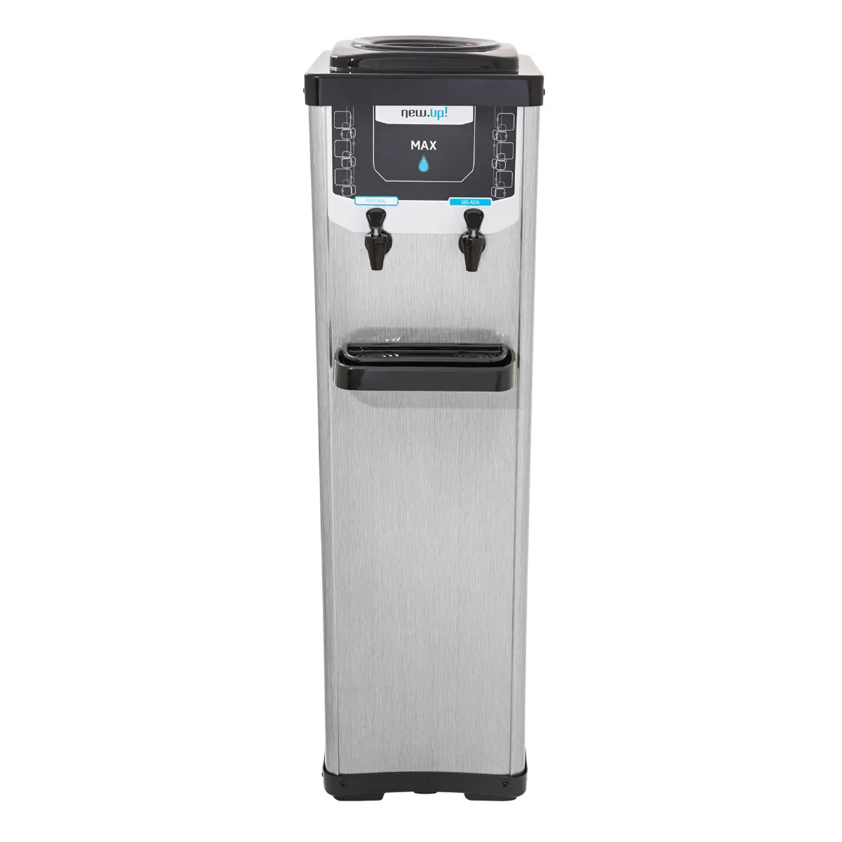 Bebedouro de Coluna Max Inox BMAI1 127v Cinza/Preto - New Up
