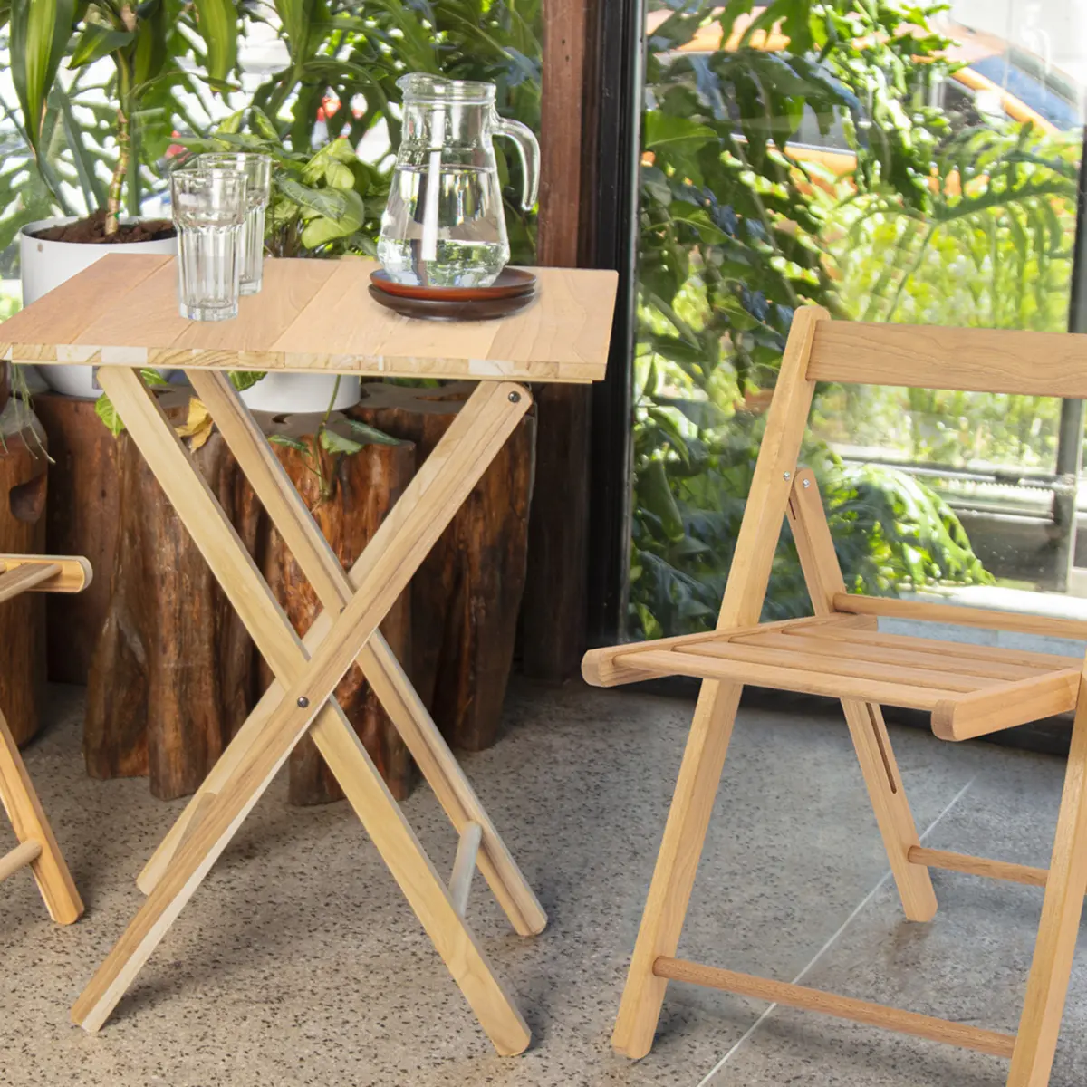 Mesa Lille Madeira Tauari 13800380 Natural Fosco - Tramontina