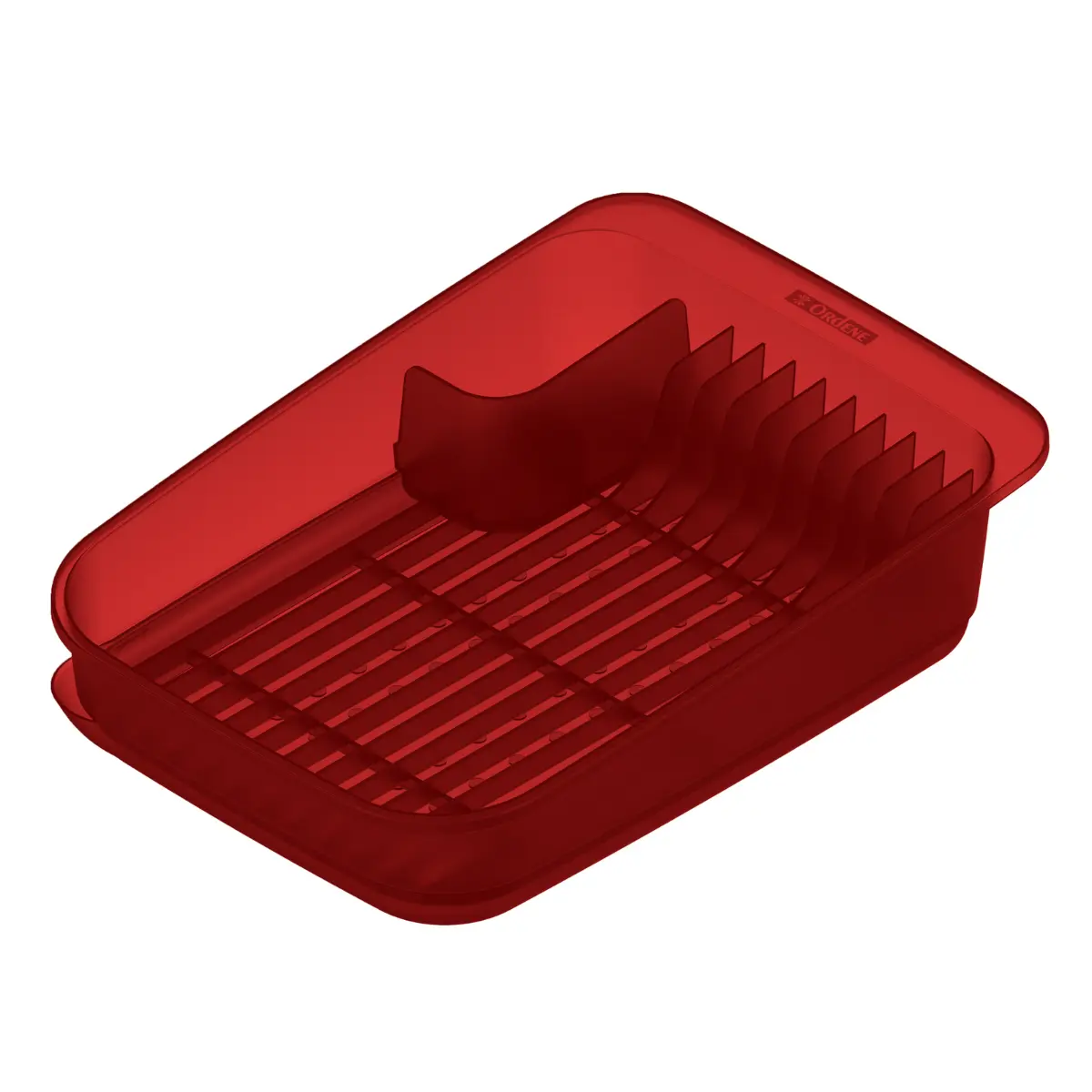 Escorredor de Louças Plástico Utti OR46130 Vermelho - Ordene