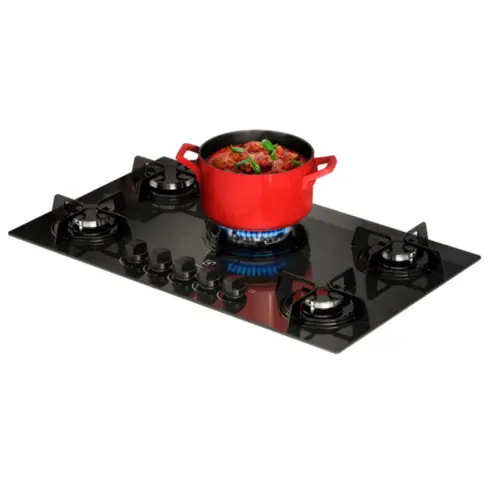 Cooktop 05 Bocas a Gás com Acendimento Automático Tripla Chama KE5TP Bivolt Preto - Electrolux