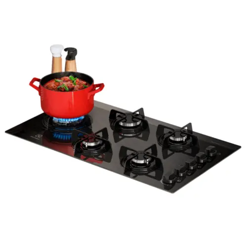 Cooktop 05 Bocas a Gás com Acendimento Automático Tripla Chama KE5TD Bivolt Preto - Electrolux