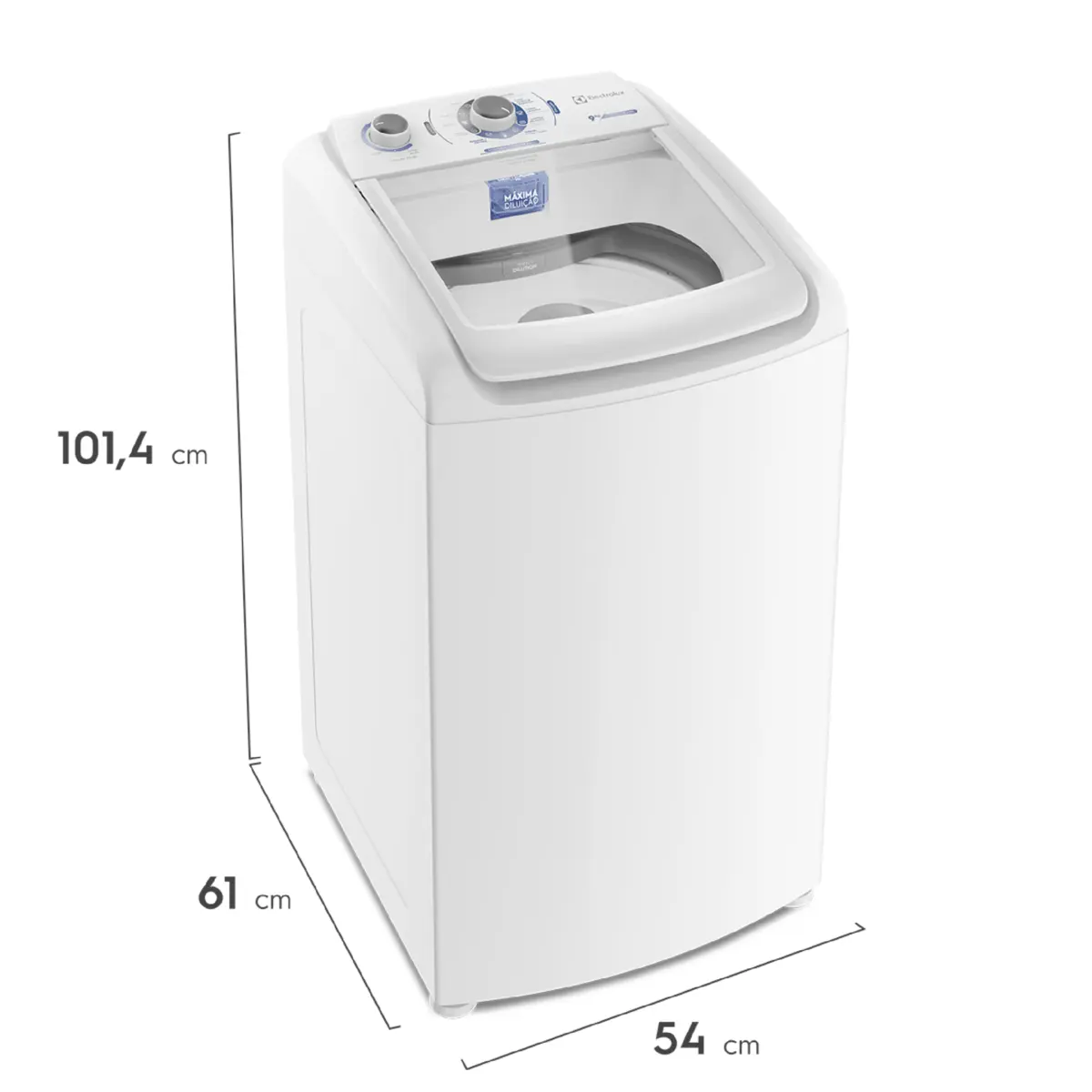 Lavadora Automática Efficient Care 9kg LED09 127v Branco - Electrolux