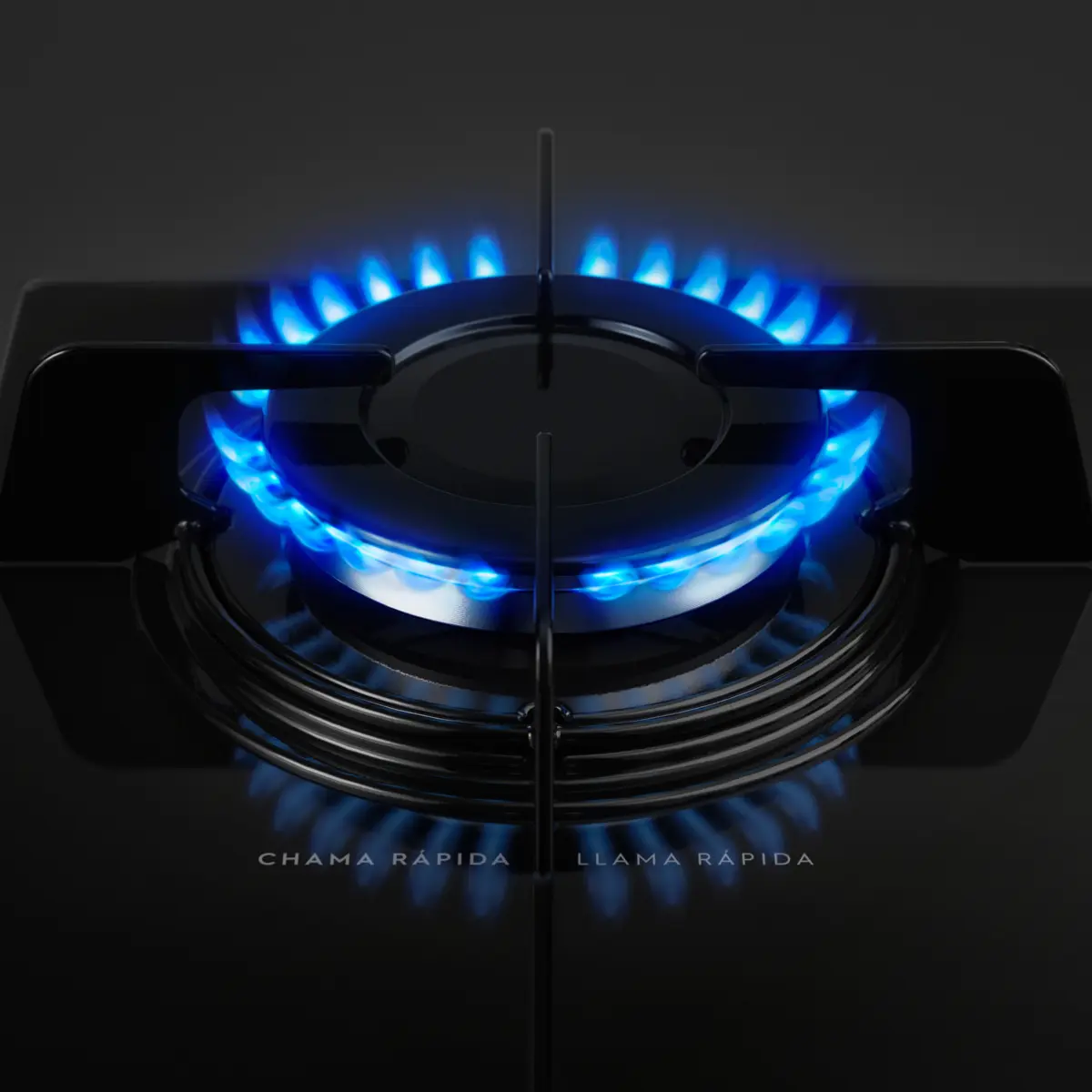 Cooktop 04 Bocas a Gás com Acendimento Automático Tripla Chama KE4GP Bivolt Preto - Electrolux