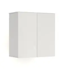 Armário Suspenso com 2 Portas 1 Prateleira 01700 Branco - EJ MÓVEIS