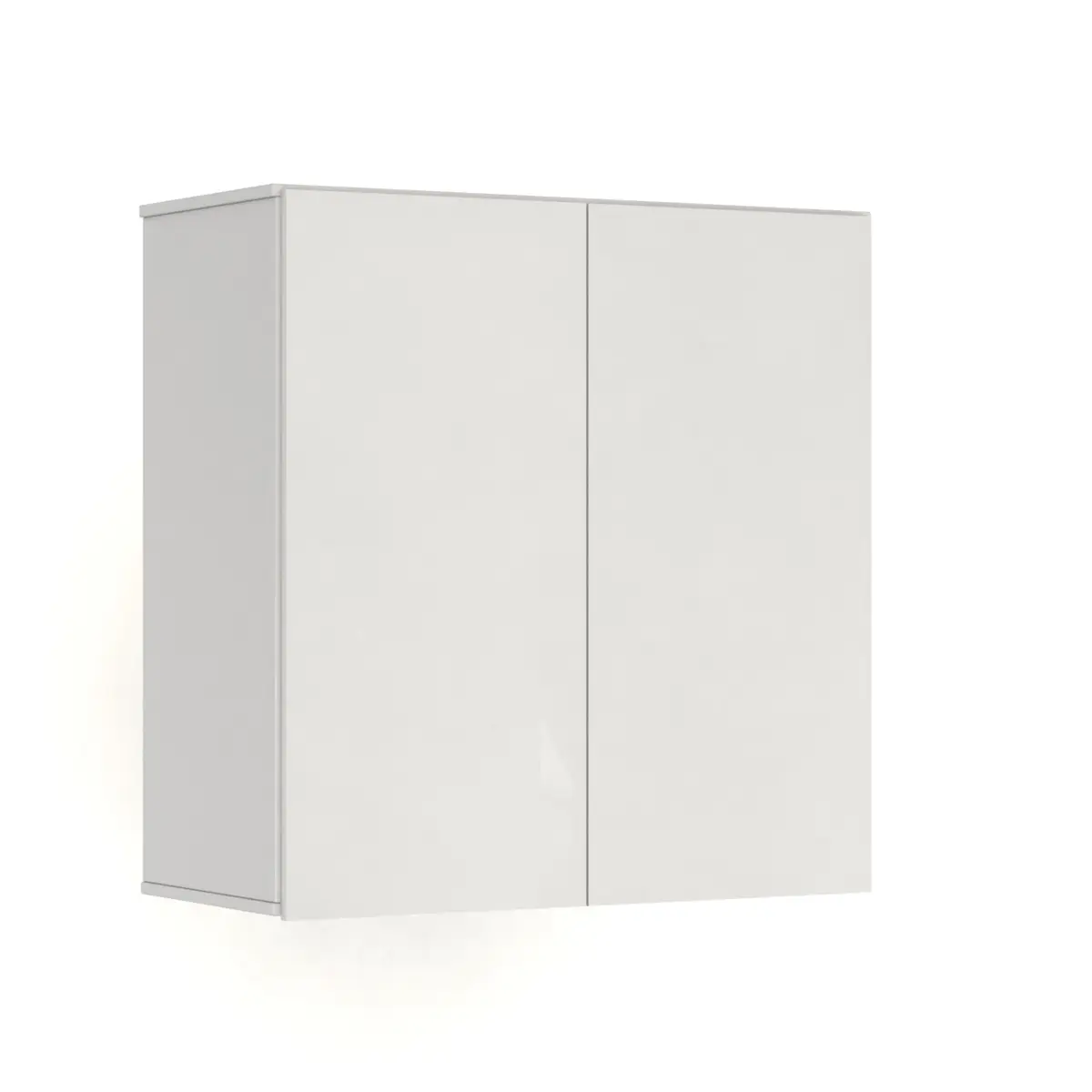 Armário Suspenso com 2 Portas 1 Prateleira 01700 Branco - EJ MÓVEIS